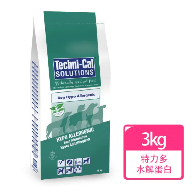 【1stChoice 瑪丁】特力多水解蛋白素食配方3kg(狗飼料/皮膚/過敏/腸胃道敏感適用)