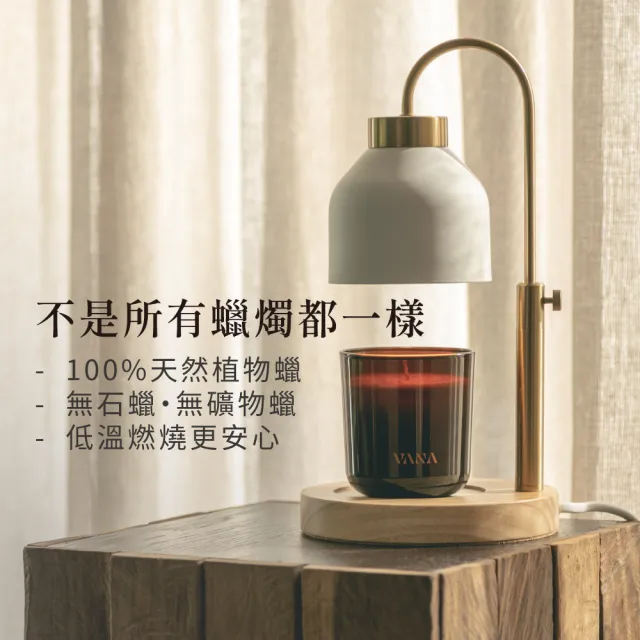 【VANA】北歐花園香氛蠟燭65G-玫瑰花香調 ｜天然植物蠟｜純素安心使用｜療癒居家香氛｜室內香氛｜送禮推薦