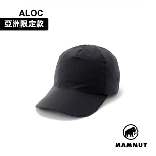 【Mammut 長毛象】Active SO Cap AF 日系軟殼防潑水鴨舌帽 黑色 #1191-02080