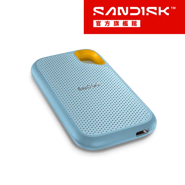 【SanDisk 晟碟】E61 1TB 行動固態硬碟(天藍/SDSSDE61-1T00-G25B/讀寫速度高達1050MB/s/1000MB/s)