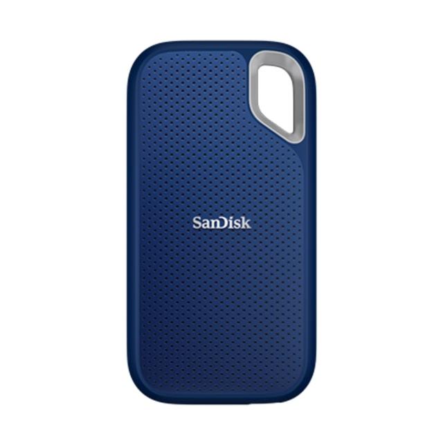 【SanDisk 晟碟】E61 2TB 2.5吋行動固態硬碟(寶藍/SDSSDE61-2T00-RR25/讀寫速度高達1050MB/s/1000MB/s)