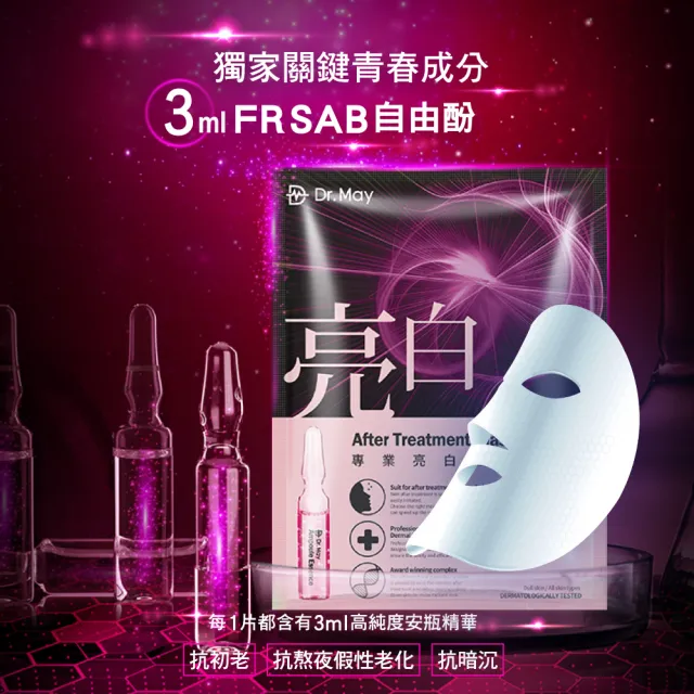 【Dr. May 美博士】專業金牌面膜禮盒(15入/盒)