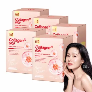 【m2 美度】超能膠原新生飲5盒組(8入/盒.孫藝珍代言-膠原蛋白.PDRN)