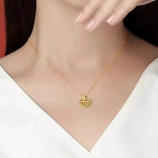 【Penny 珮妮】黃金999 迷你如意算盤 吊墜項鍊(母親節 交換禮物  生日禮 情人節 尾牙 新年 結婚)