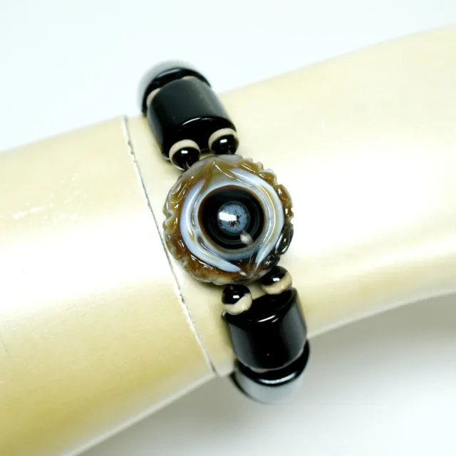 【藏珠家】精品24mm財咒天眼天珠手鍊