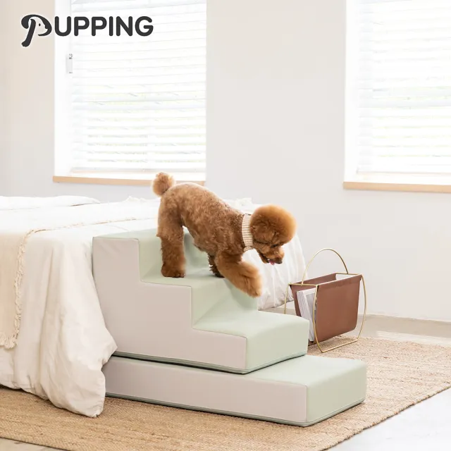 【PUPPING】韓國寵物防滑樓梯(3色可選)