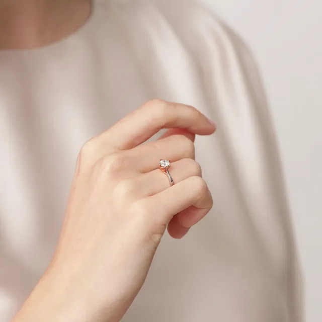【PROMESSA】GIA 30分 18K金 同心系列 鑽石戒指 / 求婚戒