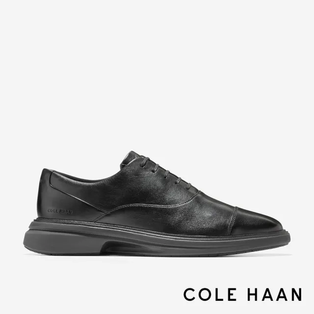 【Cole Haan】OriginalGrand CITYSPECTRE CAP TOE OXFRDS 橫飾牛津鞋 男款寬楦 黑色(C41530)