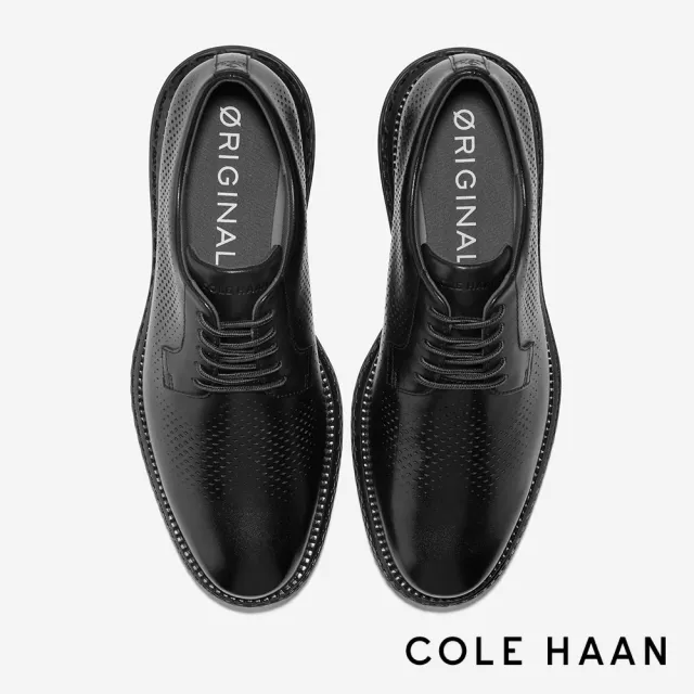 【Cole Haan】ORIGINALGRAND 2.0 雷射打孔牛津鞋 男款寬楦 黑色(C40316)