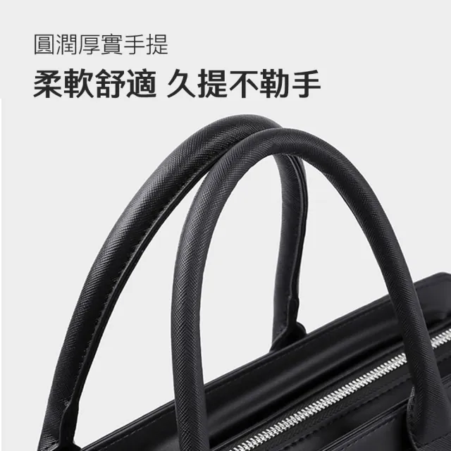 【BONum 博紐】雙11 男仕商務休閒細紋三主袋兩用包加大款(公事包 型男 上班 休閒 商務 筆電)