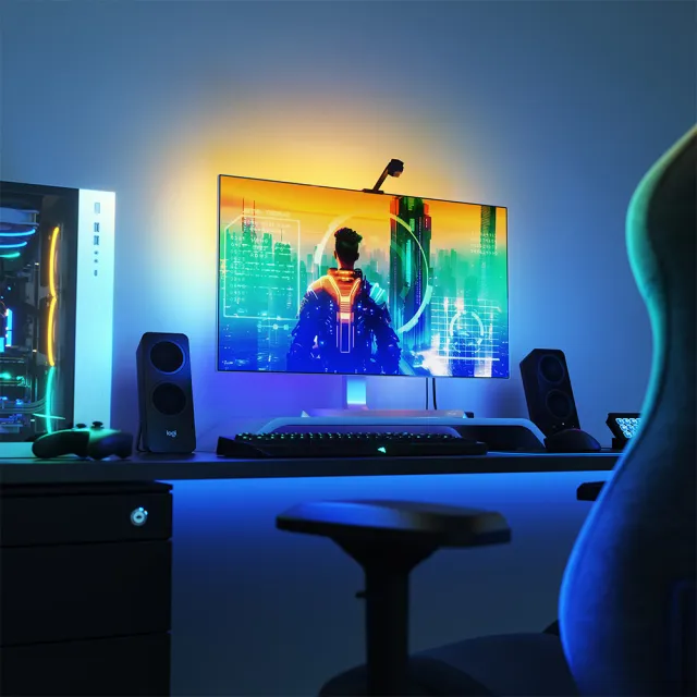 【nanoleaf】4D 電視螢幕同步氛圍燈組5.2M(RGB LED 85吋 音樂 氣氛燈 LED燈 燈帶 燈條 螢幕 電視)