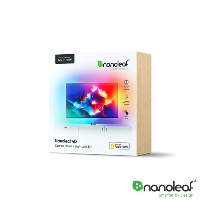 【nanoleaf】4D 電視螢幕同步氛圍燈組5.2M(RGB LED 85吋 音樂 氣氛燈 LED燈 燈帶 燈條 螢幕 電視)
