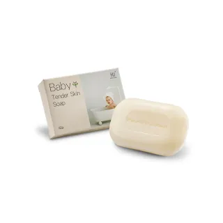 【KU.KU. 酷咕鴨】KUKU PLUS輕潤嬰兒潔膚皂80g(6入)