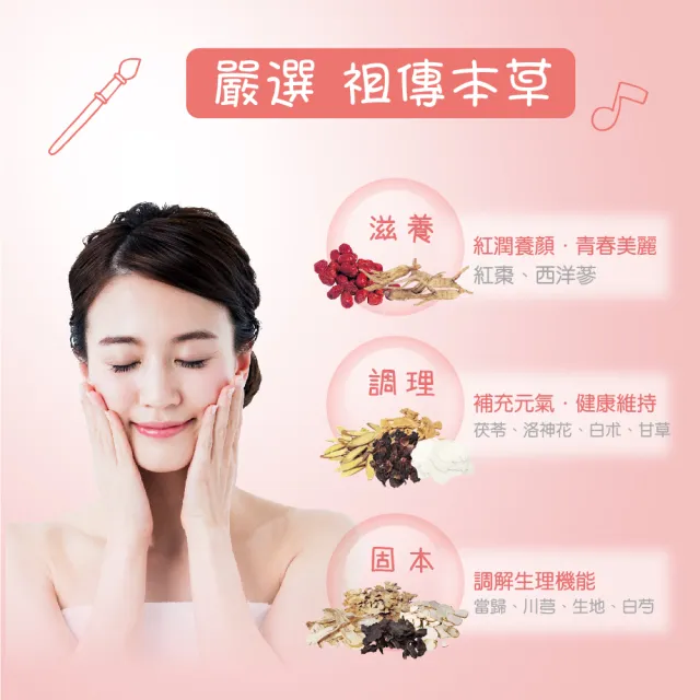 【順天本草】芙蓉之四物養美包(10入/盒X6)