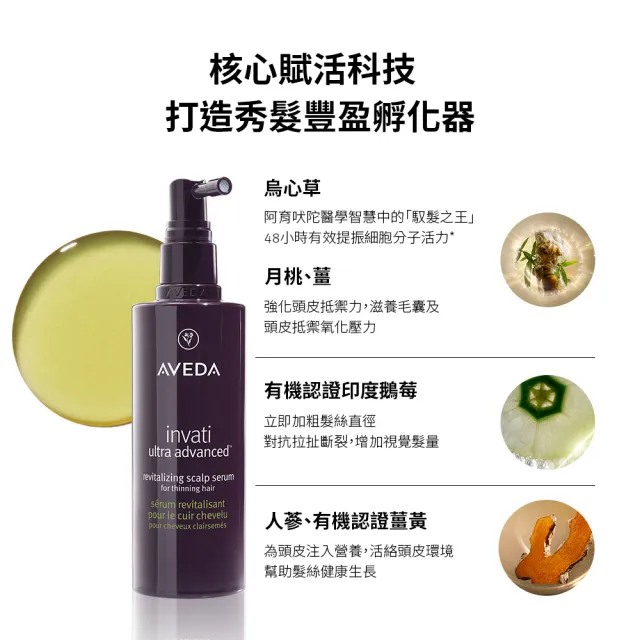 【AVEDA】蘊活煥欣豐盈菁華 環保包 150mlx2(養髮精華 頭皮保養環保大容量)