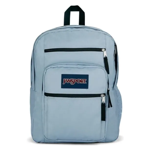 【JANSPORT】雙11 Big Student 後背包 運動包 雙肩背包 粉嫩藍(JS0A47JK7G7)