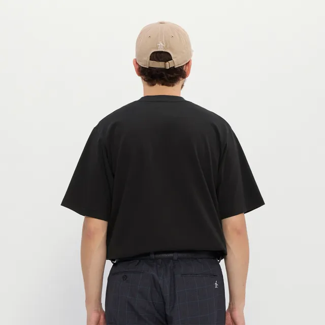 【Munsingwear】企鵝牌 男款黑色 企鵝140週年紀念短袖T恤 MGXP2505