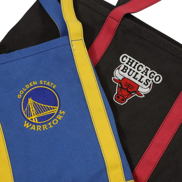 【GAP】GAP x NBA 托特包 旅行包 肩背包 帆布 手提袋 健身包 勇士隊 公牛隊 送禮 @1736AZ2