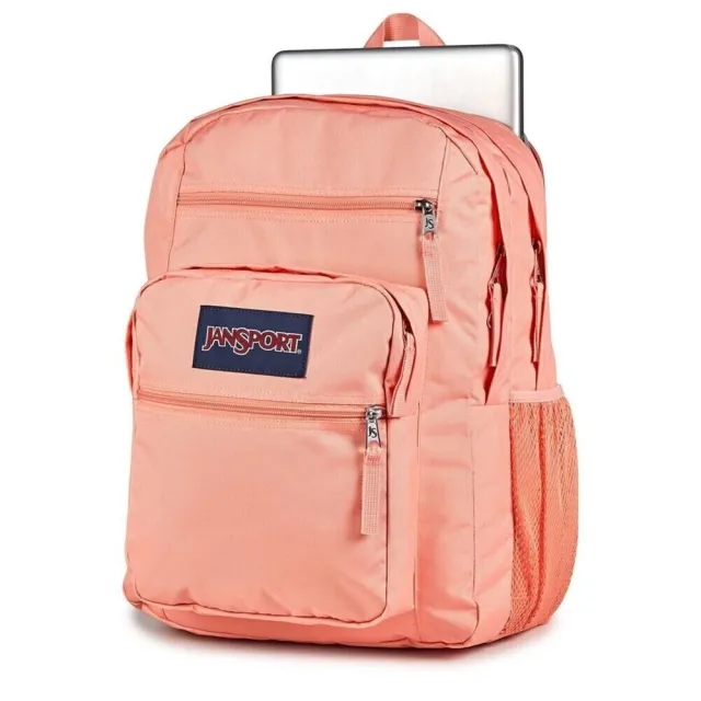 【JANSPORT】雙11 Big Student 後背包 運動包 雙肩背包 粉紅(JS0A47JKKM2)
