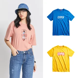 【EDWIN】男女裝 經典印花LOGO短袖T恤 (共5款)