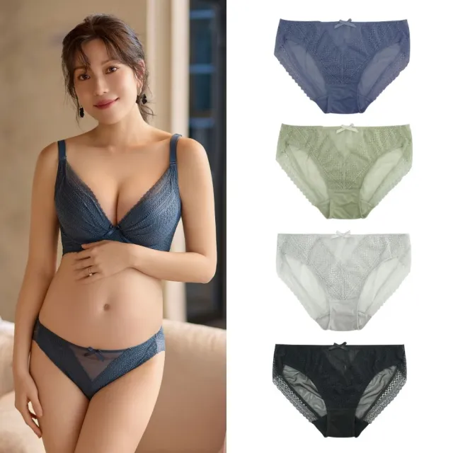 【myBRA】QQ美波-優雅款 | 性感低腰包臀三角褲（共四色）