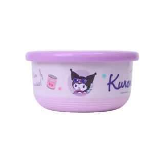 【HOUSUXI 舒希】三麗鷗酷洛米-不鏽鋼雙層隔熱碗420ml-A4