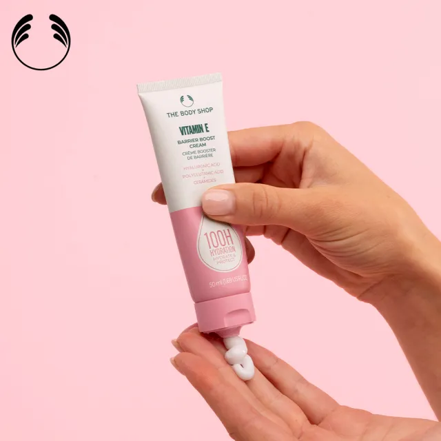 【THE BODY SHOP 美體小舖】維他命E保水修護霜-50ML(面霜/保水/保濕)