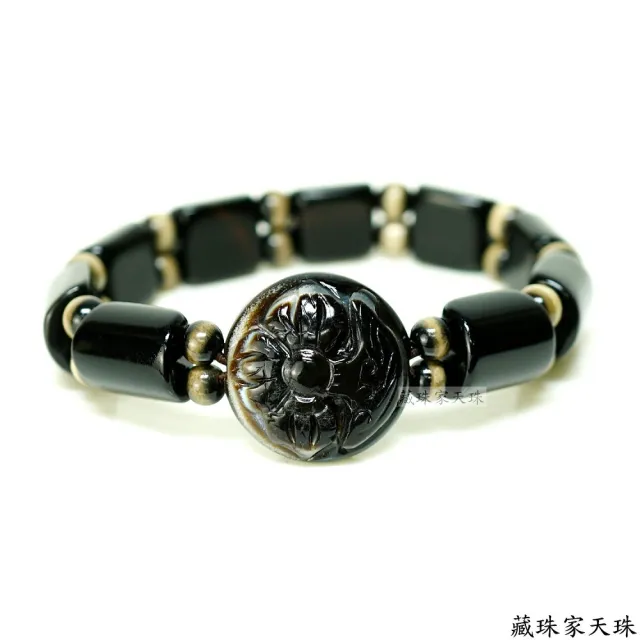 【藏珠家】精品22mm六字天眼天珠手鍊