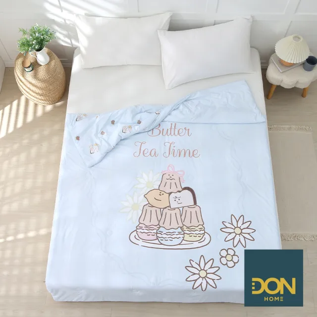 【DON】奶油家族聯名系列-ICE TECH+甜心午茶冰絲涼感夏被(150*200cm)