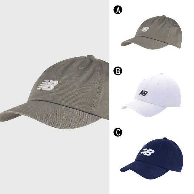 【NEW BALANCE】運動帽 棒球帽 Hat 男女 A-LAH91014SLA B-LAH91014WT C-LAH13010TNV