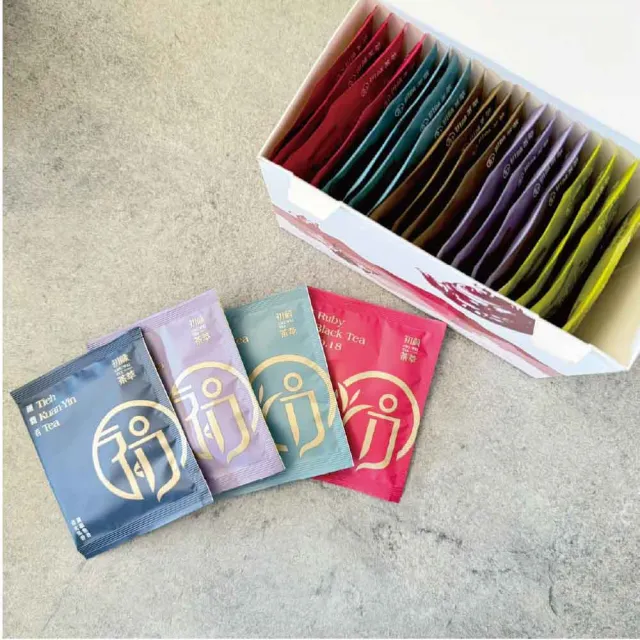 【初味茶萃】茶包綜合禮盒 2.5gx20包/盒-紅色(紅玉.蜜紅.金萱.四季春.阿薩姆)