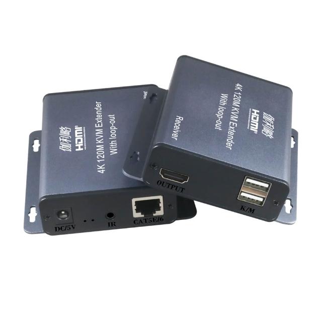 HDMI 4K KVM 延伸器 120m Loop Out(HKVE120LP)