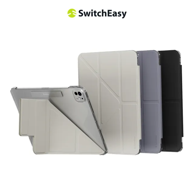 【SwitchEasy】iPad Pro 11吋 Origami Nude 多角度透明保護殼(支援2025 Pro 11吋 (M5))