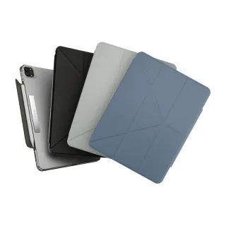 【MAGEASY】iPad Pro 12.9吋 FACET 全方位支架透明背蓋保護套