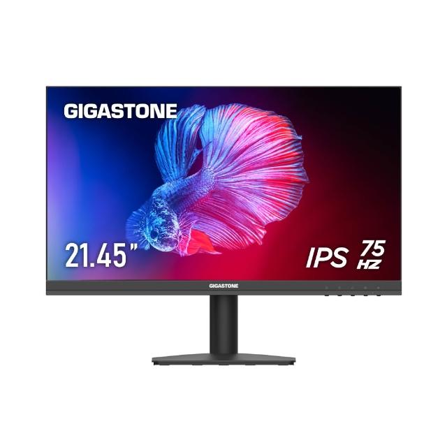 Gigastone立達 LM-22FA51 Gigastone立達 LM-22FA51 是一款22型IPS平面螢幕,解析度達1920*1080(FHD),螢幕比例16:9,更新率75Hz,支援HDMI、D-sub、VGA及DC-IN接孔,無觸控功能,提供3年原廠保固,附贈說明書、HDMI線、D-sub(VGA)線、3.5mm音源線及電源線。