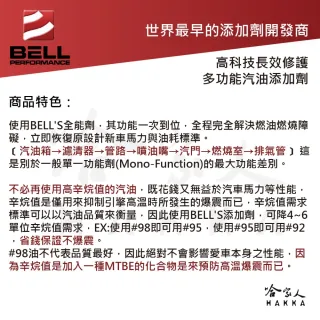 美國 BELL 全效多功能汽油車添加劑 新包裝 除碳 積碳 辛烷值提升 MIX-I-GO