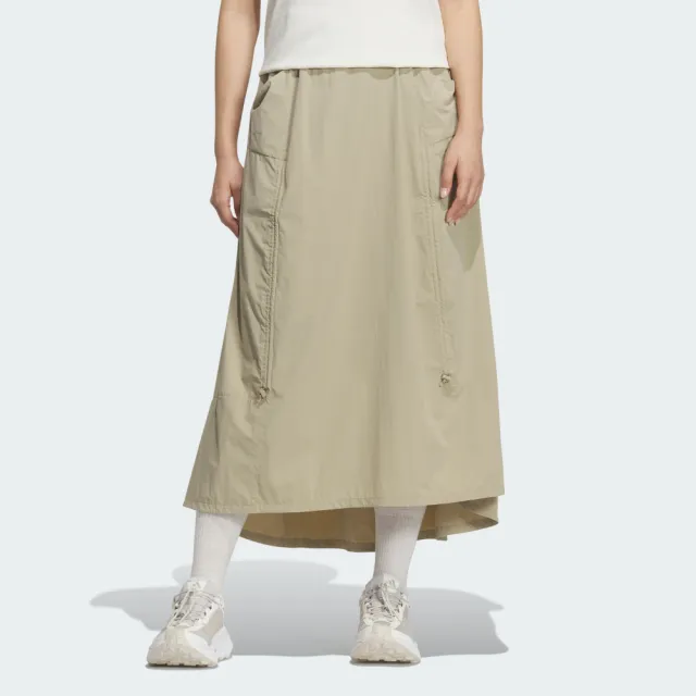 【adidas 愛迪達】運動 休閒 長裙 女裙 XPL W CC SKIRT (KD4417)