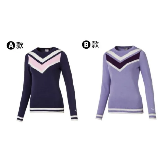 【PUMA】PUMA GOLF 高爾夫球長袖毛衣 女 577941(2色任選)