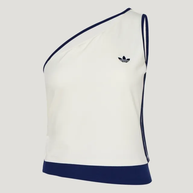 【adidas 愛迪達】Tank Cc 女 背心 運動背心 亞版 單肩 針織(KY5696)