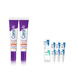 【CeraVe 適樂膚】全新上市雙入組★極抗痕C10煥亮修護精華 30ml(煥亮修護)