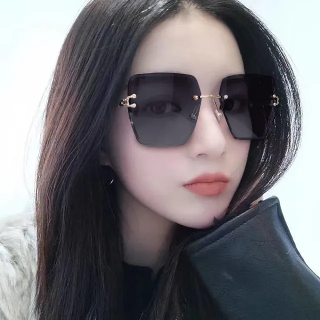 【Seoul Show 首爾秀】2入 全折疊式太陽眼鏡抗UV400外掛套鏡墨鏡(男女款)