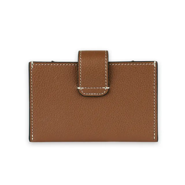 【CELINE】Nino Accordeon 牛皮 卡包 皮夾 短夾 卡夾 棕黃色 10N843GHH.04LU