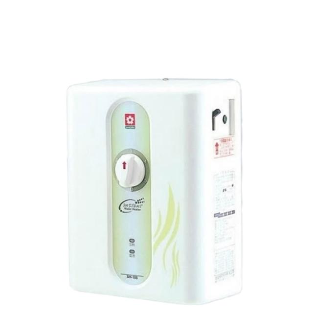 SAKURA櫻花牌 SH-186 SAKURA櫻花牌 SH-186 電熱水器,臺灣原裝生產,電能式排氣設計,配備機械控溫與電子式自動點火功能,熱效率高達96%,尺寸僅350 × 230 × 130mm,輕巧適合小空間安裝。220V電壓,BSMI認證R51085,保固1年,提供安全高效的熱水供應,完美解決家庭日常洗澡需求。