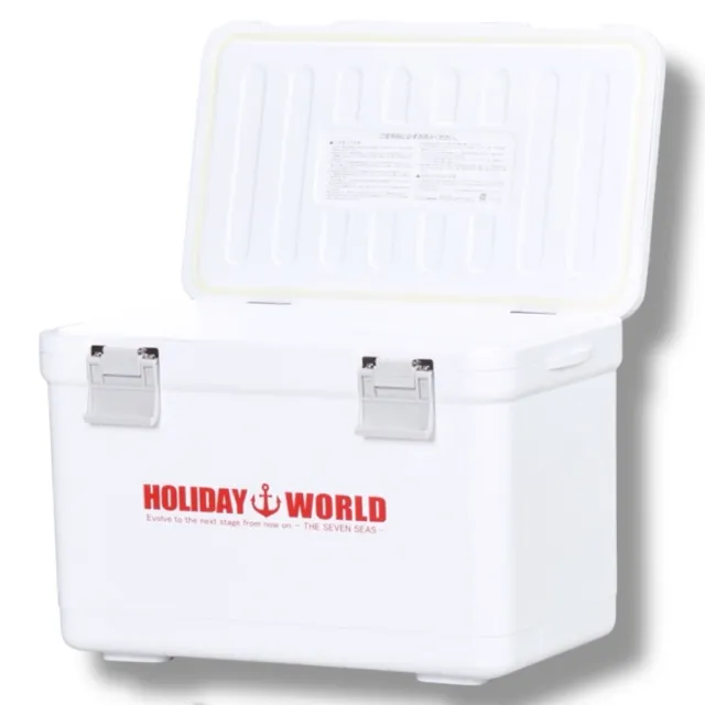 【SHINWA 伸和】伸和 HOLIDAY WORLD LC22L 紅白色保冷保溫冰箱 (日本製)