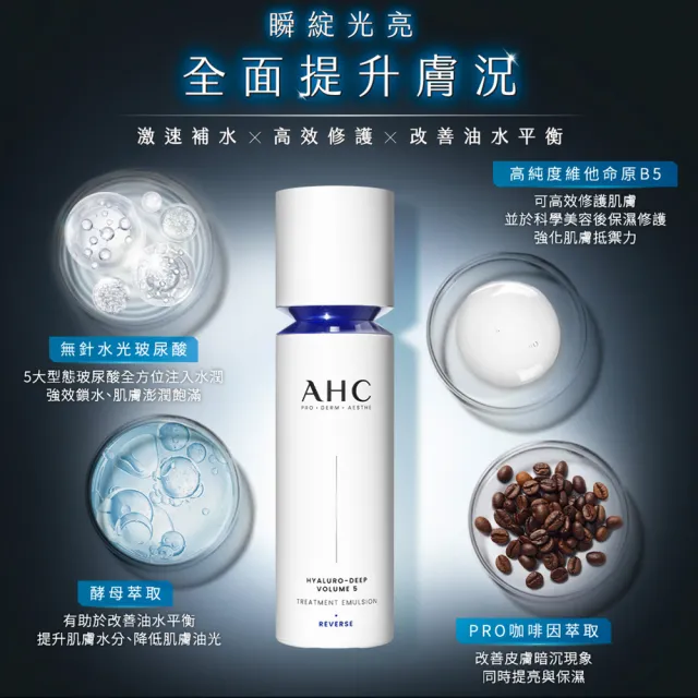 【AHC】超導水光玻尿酸精華乳100ml(醫美科研/HA精華/B5保濕)