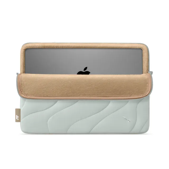 地球紋理 灰綠 筆電包內袋 14吋MacBook Pro M1-M5新款適用(MacBook Pro M1-M5)
