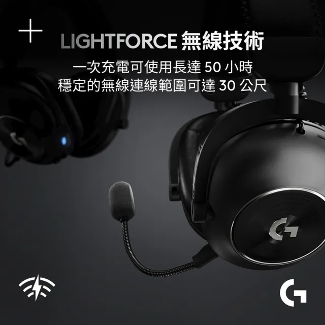 Logitech G】PRO X2 LIGHTSPEED無線專業電競耳麥第二代職業級- momo