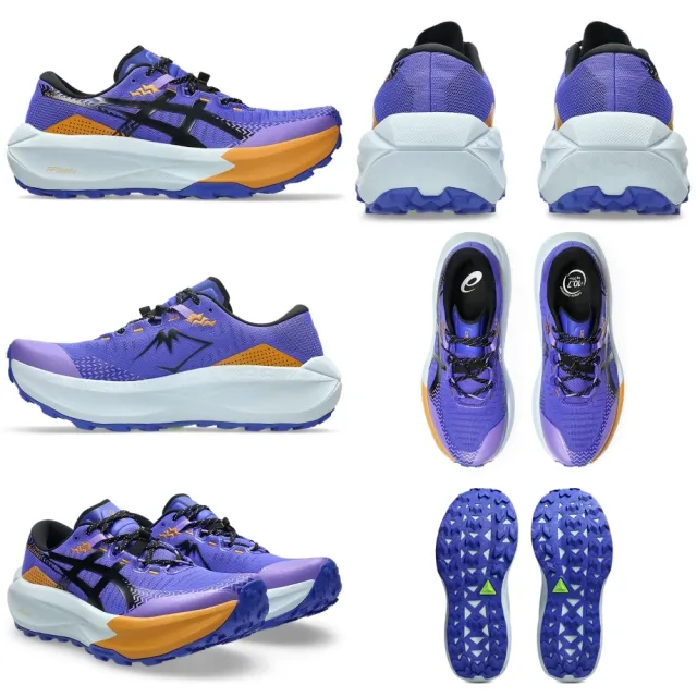【asics 亞瑟士】TRABUCO MAX 5 男款 越野 慢跑鞋 1011C164-001-400 鈷藍與黑 黑灰 健行 郊山 健行步道適用