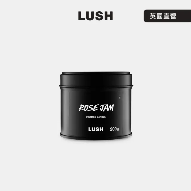 【LUSH 嵐舒】玫瑰果醬香氛蠟燭 — 單芯 (花香/玫瑰/天竺葵/香氛/蠟燭)