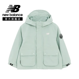 【NEW BALANCE】NB 童裝 連帽防風外套_7AG1201WLKH_男童/女童_軍綠色